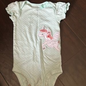 3-6 months Child of Mine Unicorn onesie